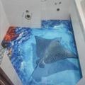 Обустройство 3D полов из полимеров экстра класса. На фото именно наша работа.